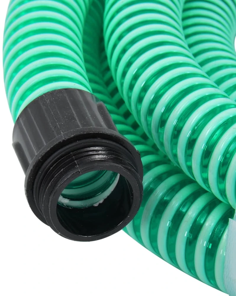 Siurbimo žarna su žalvarinėmis jungtimis, žalia, 1,1", 7m, PVC