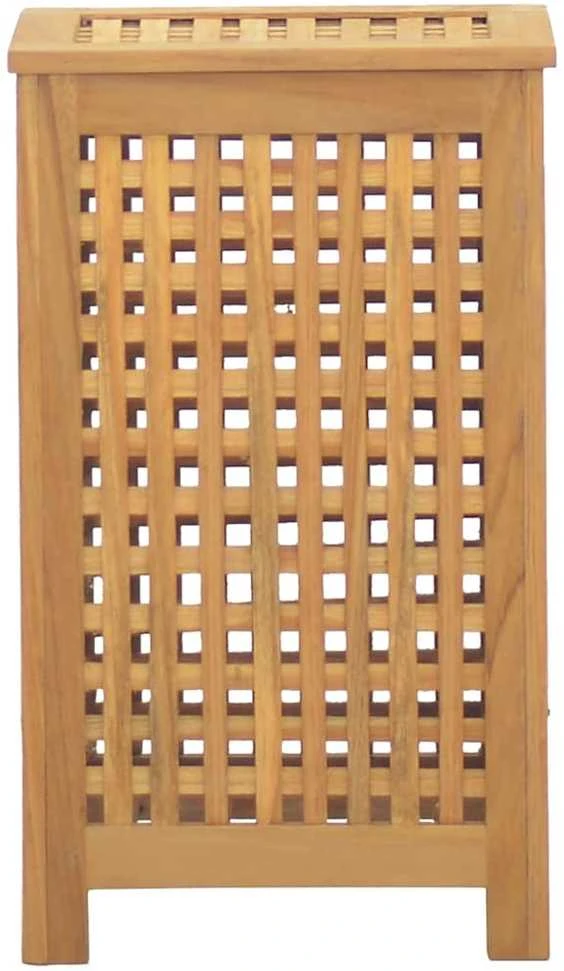 Skalbinių dėžė, 35x25x60cm, tikmedžio medienos masyvas