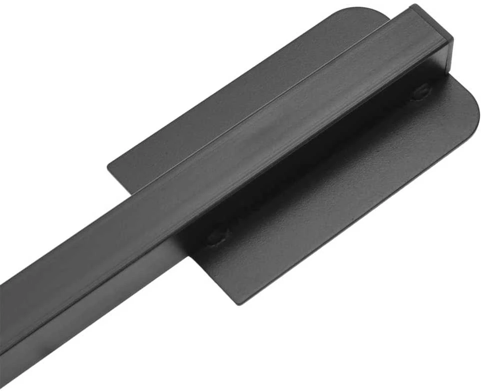 Skėčio nuo saulės pagrindas 38/48 mm stulpams, juodas, plienas