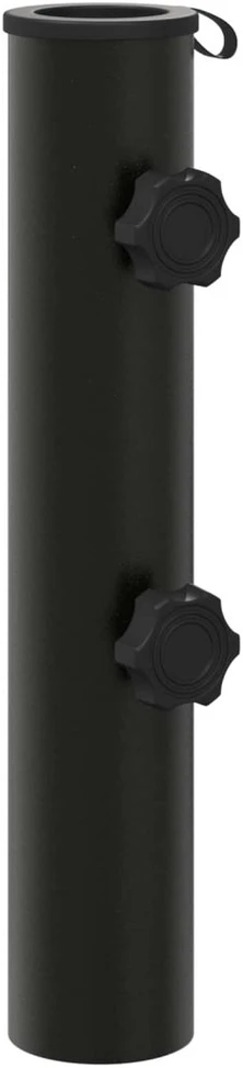 Parasolės stovo vamzdis 0.6kg Juoda Geležis for 40-50 mm Pole