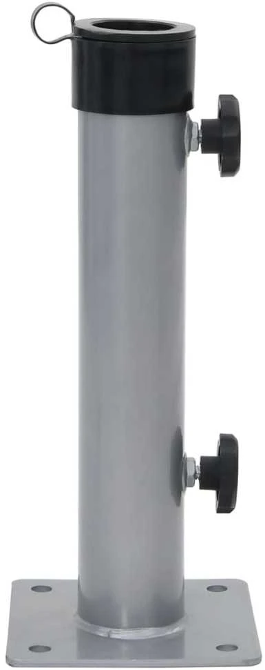 Skėčio pagrindas 38/48mm stulpams, sidabrinis, plienas
