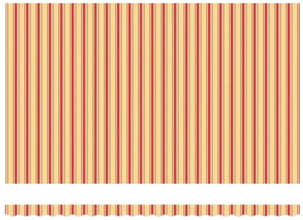 Ištraukiama markizė Geltona ir Oranžinė 500 × 350 cm