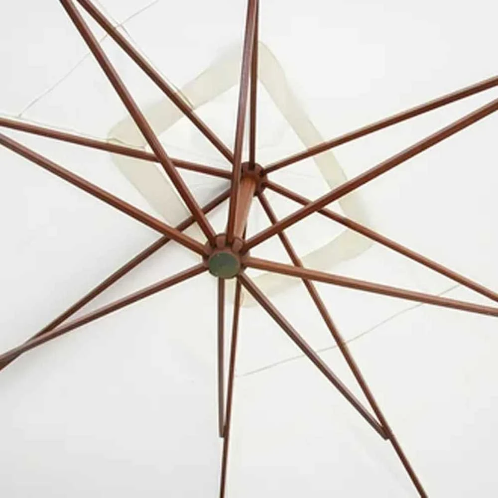 Skėtis nuo saulės, baltos spalvos, 300x400cm