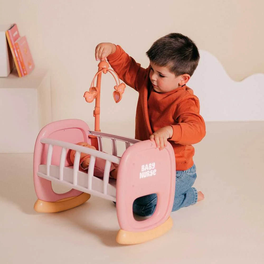 Smoby Baby Nurse lopšys su karusele