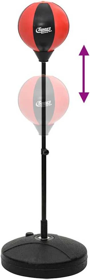 Smūgiavimo kamuoliukų rinkinys su pirštinėmis/pompa, 81-122cm