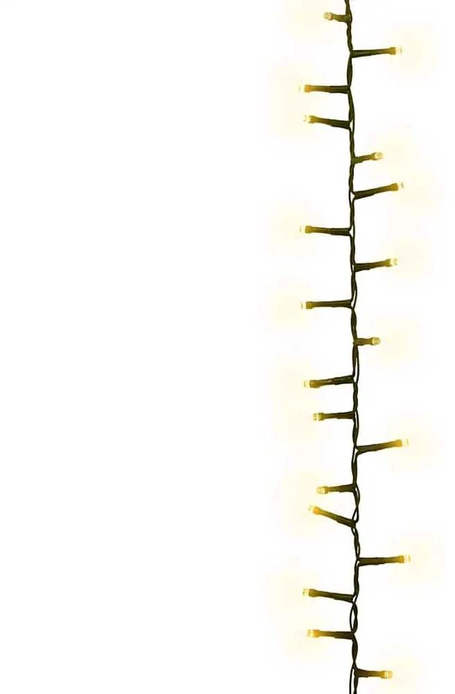 Smulkių LED lempučių girlianda, 45m, PVC, 2000 šiltų baltų LED