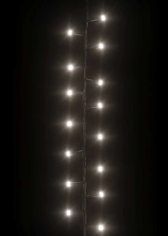 Smulkių LED lempučių girlianda, 65m, PVC, 3000 šaltų baltų LED