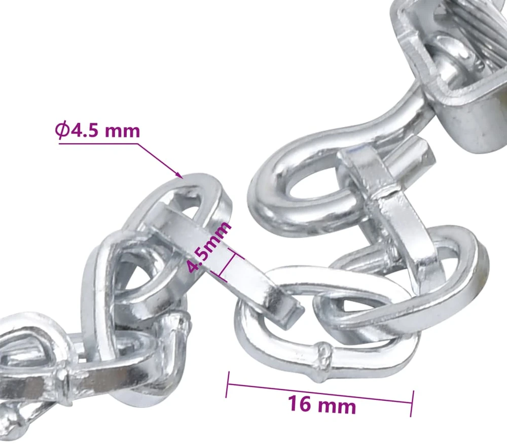 Sniego grandinės padangoms, 2vnt., 400 dydžio, 16mm, SUV 4x4