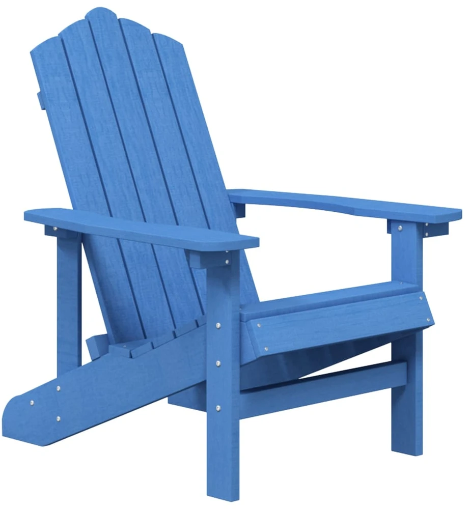 Sodo Adirondack kėdės, 2vnt., mėlynos spalvos, HDPE