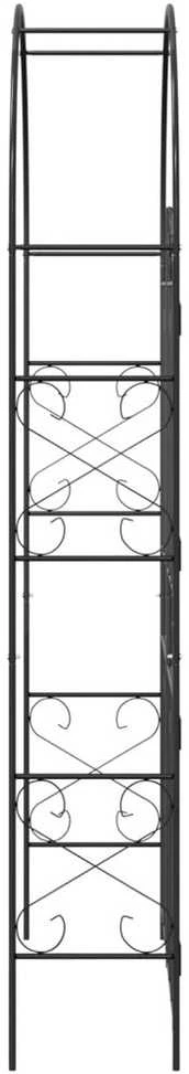 Sodo arka Juoda 115 x 37 x 226 cm Plienas