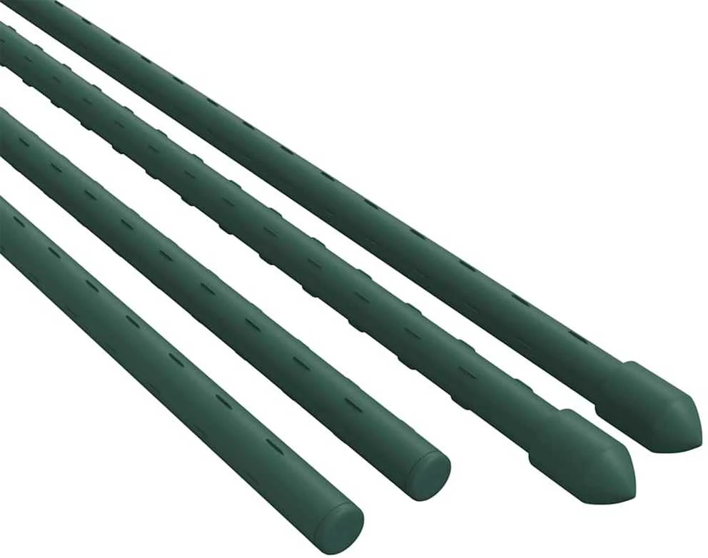 Sodo augalų kuoliukai, 30vnt., žalios spalvos, 150cm, plienas