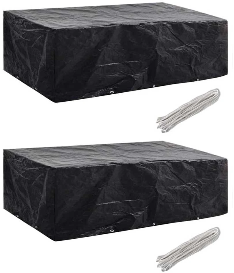Sodo baldų uždangalai, 2 vnt., 10 kilpų, 300x140cm, (2x41642)