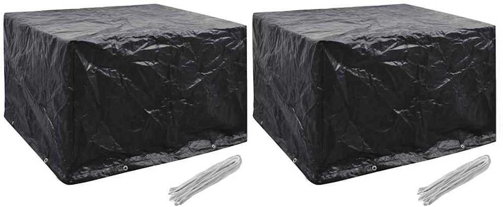 Sodo baldų uždangalai, 2vnt., 135x135x90 cm, 8 kilpos (2x41645)