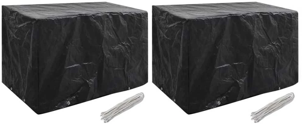 Sodo baldų uždangalai, 2vnt., 140x70x90cm, 8 kilpos (2x41646)