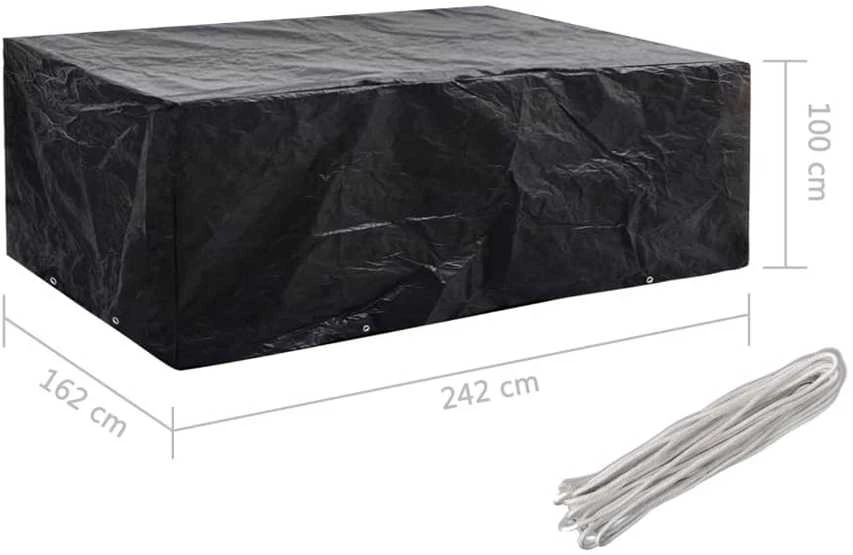 Sodo baldų uždangalai, 2vnt., 242x162x100 cm, 8 kilputės