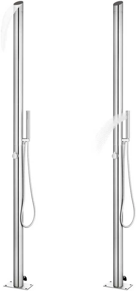 Sodo dušas, 220cm, nerūdijantis plienas