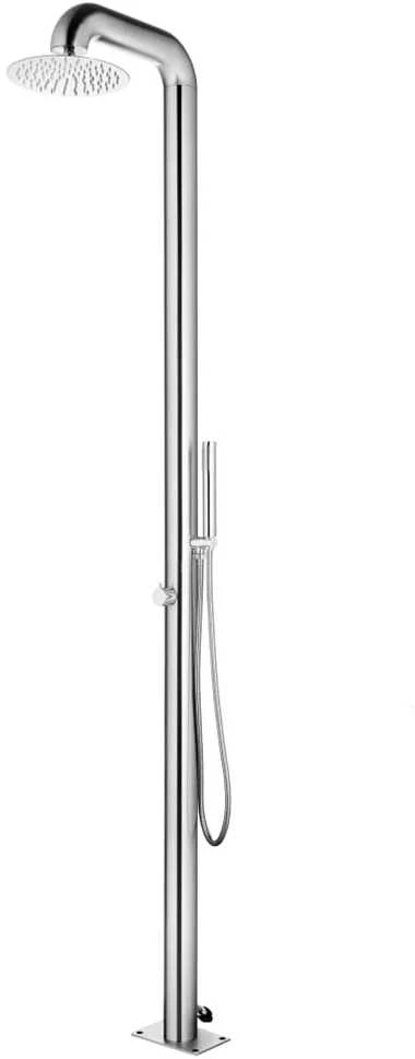 Sodo dušas su rudu pagrindu, 230cm, nerūdijantis plienas