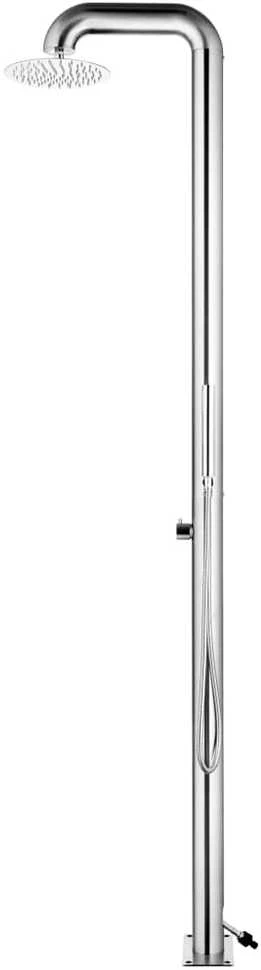 Sodo dušas su rudu pagrindu, 230cm, nerūdijantis plienas