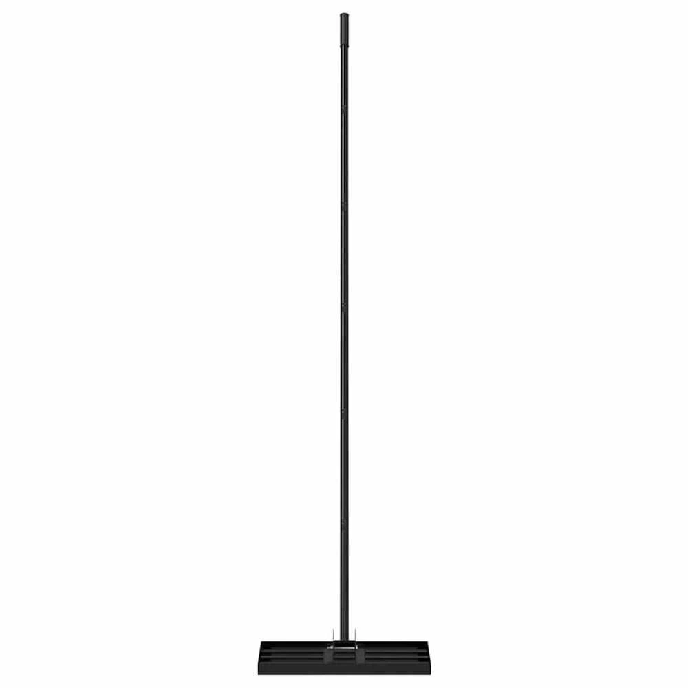 Sodo lygiavimo grėblys Juoda 45 x 25 x 200 cm