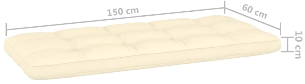 Lauko baldų komplektas Sodo komplektas su pagalvėlėmis, 3 dalių, impregnuota pušis
