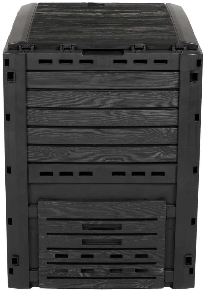 Sodo kompostinė Juoda 59,5 x 60 x 81,5 cm 280 l 100% PP