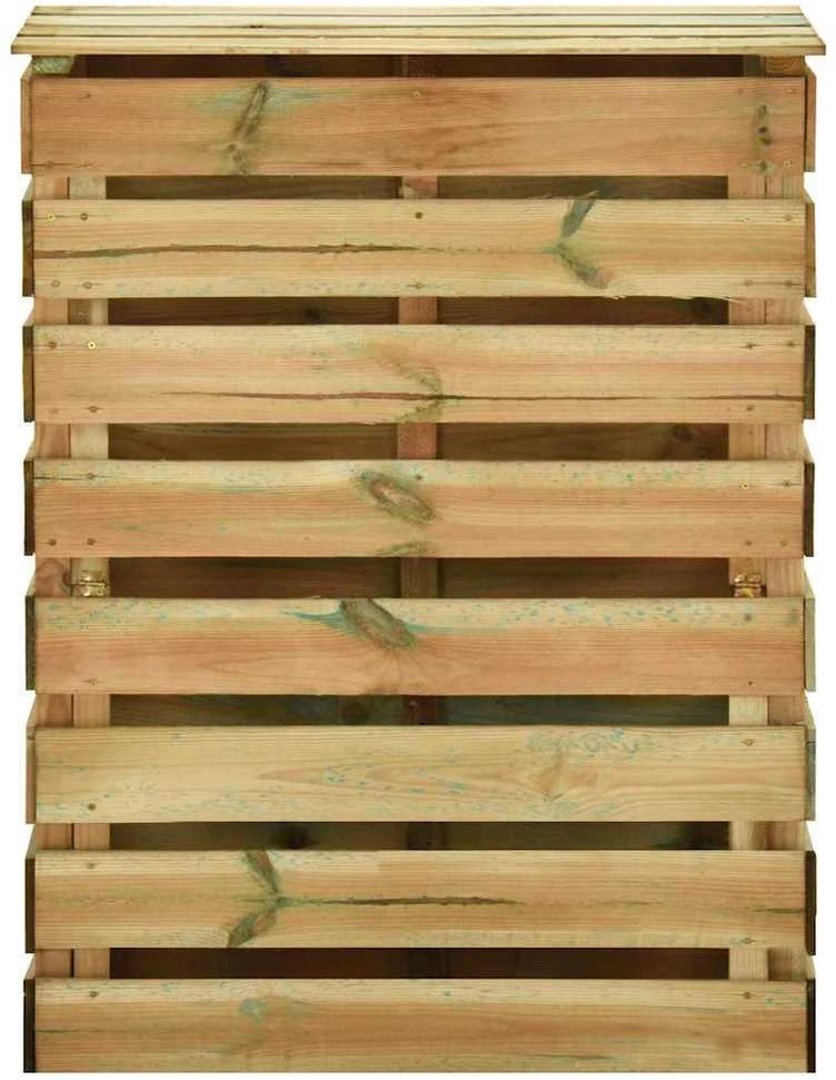 Sodo komposto dėžės, 2vnt., 80x50x100cm, impregnuota pušis