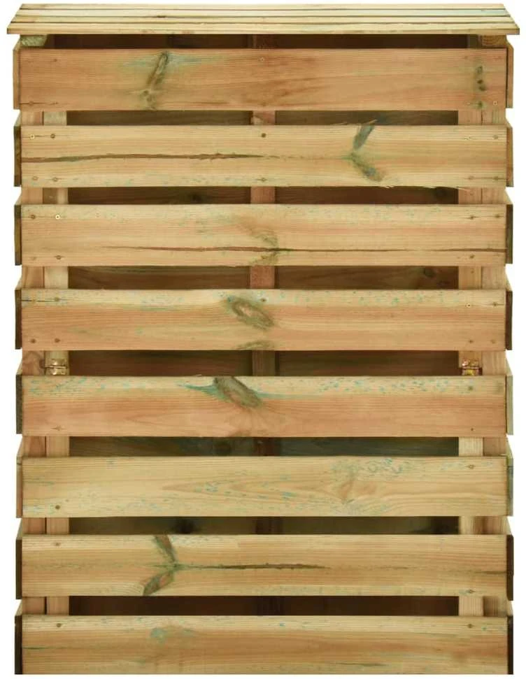 Sodo komposto dėžės, 3vnt., 80x50x100cm, impregnuota pušis