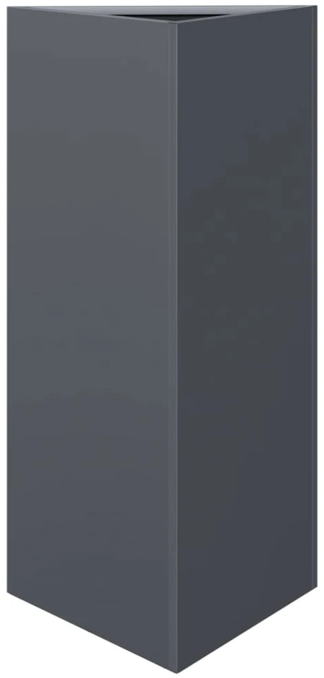 Sodo loveliai, 2vnt., antracito, 40x34,5x75cm, plienas