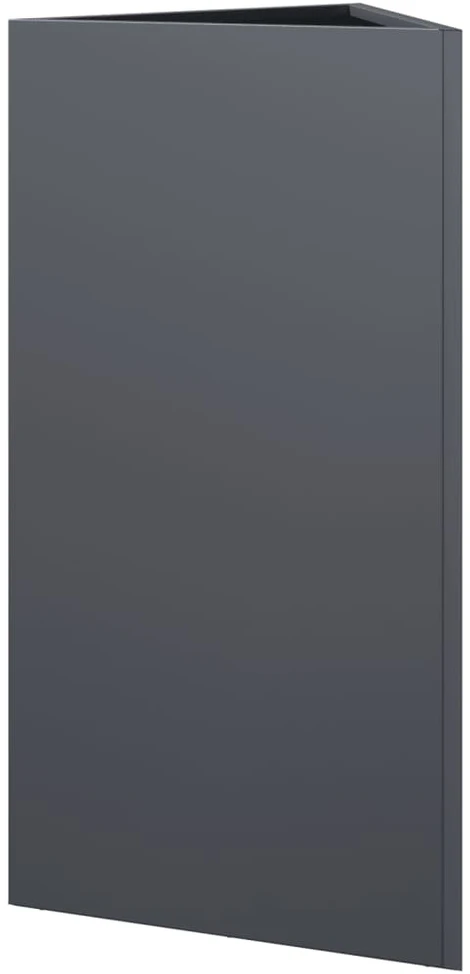 Sodo loveliai, 2vnt., antracito, 40x34,5x75cm, plienas