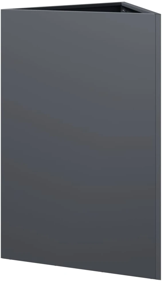 Sodo loveliai, 2vnt., antracito, 50x43x75cm, plienas