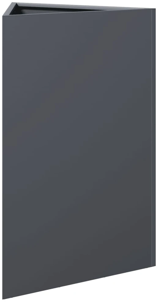 Sodo loveliai, 2vnt., antracito, 50x43x75cm, plienas