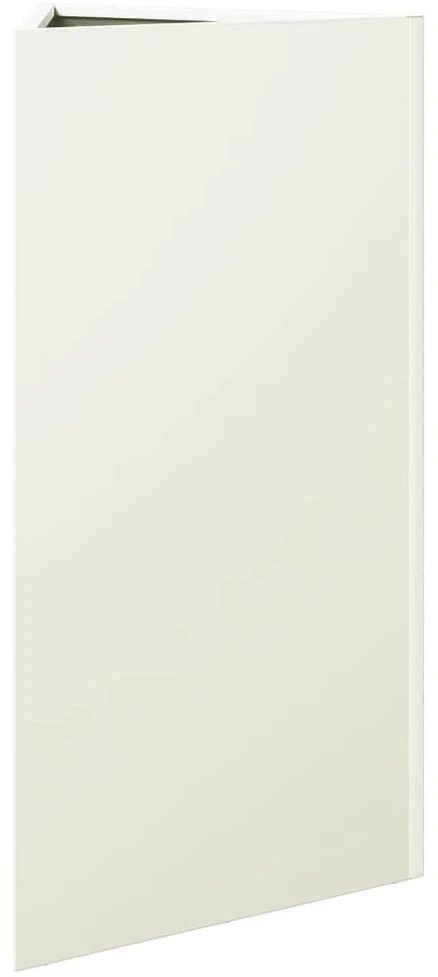 Sodo loveliai, 2vnt., balti, 40x34,5x75cm, plienas, trikampiai