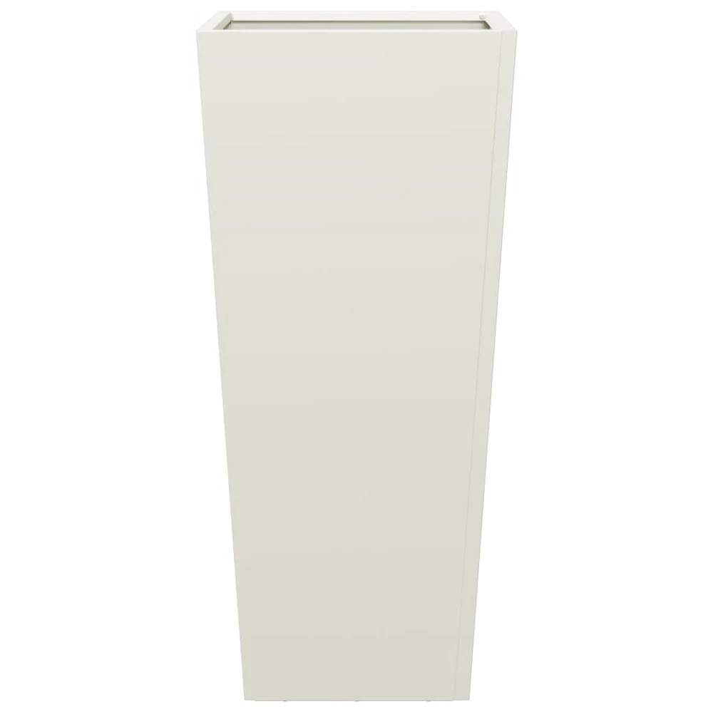 Sodo loveliai, 2vnt., baltos spalvos, 35x35x75cm, plienas