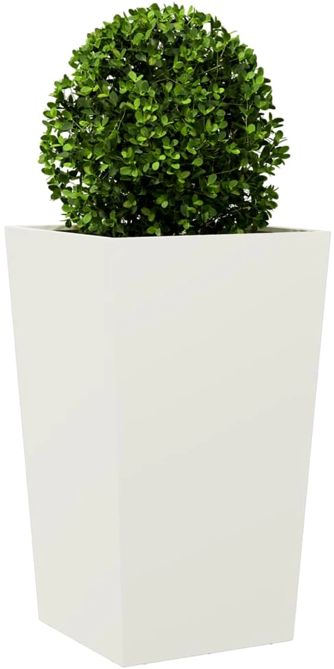 Sodo loveliai, 2vnt., baltos spalvos, 45x45x75cm, plienas