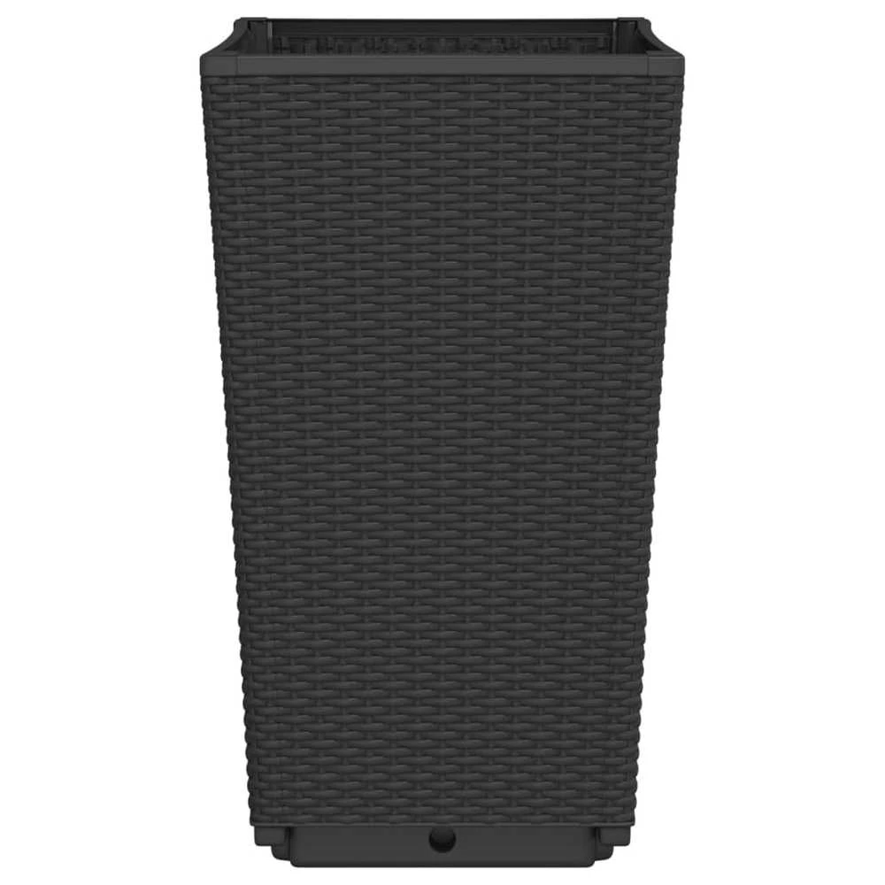 Sodo loveliai, 2vnt., juodos spalvos, 32,5x32,5x57cm, PP