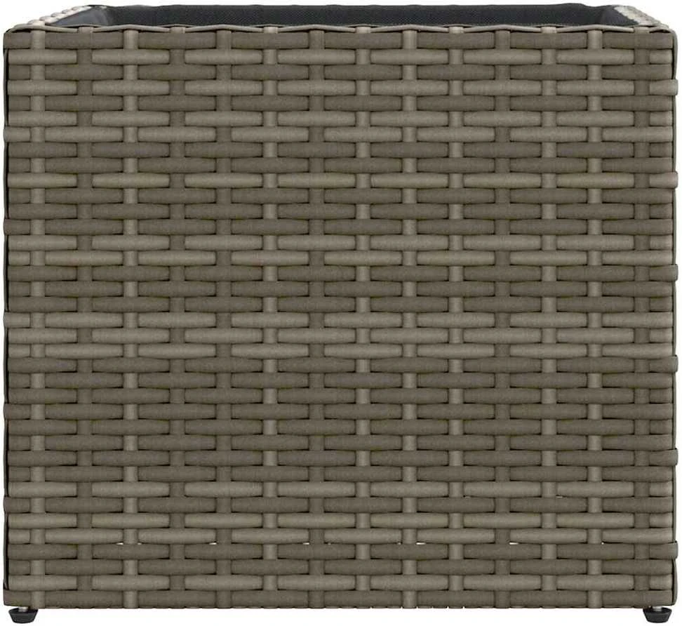 Sodo loveliai, 2vnt., pilkos spalvos, 36x30x32cm, poliratanas