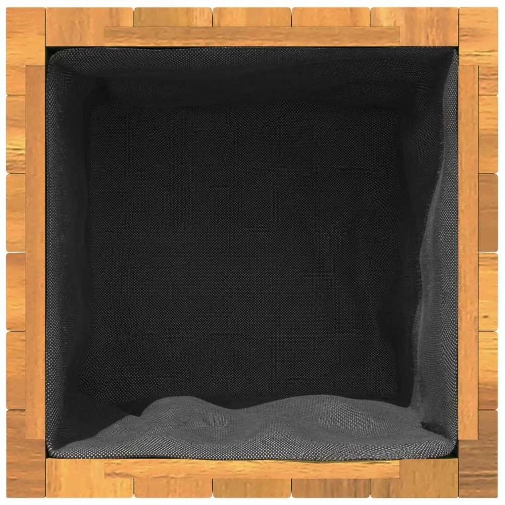 Sodo lovelis, 25x25x25cm, akacijos medienos masyvas
