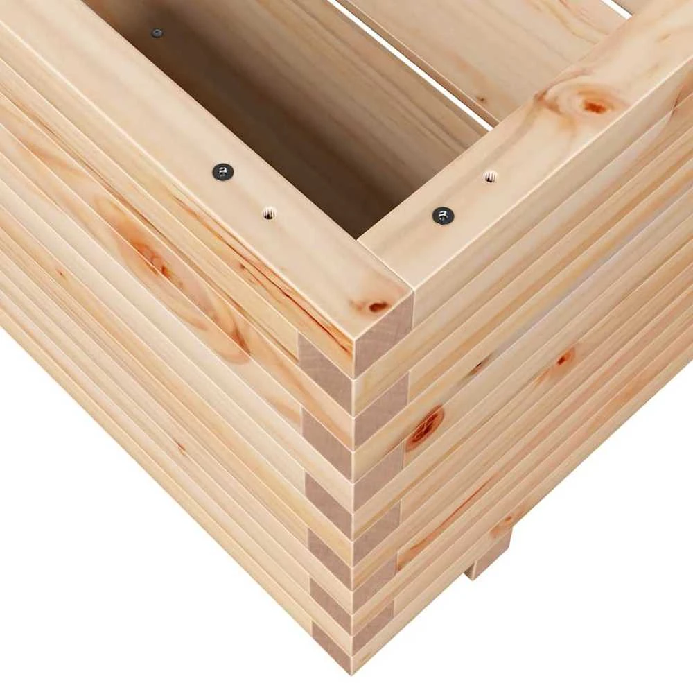 Sodo lovelis, 90x60x49,5cm, pušies medienos masyvas