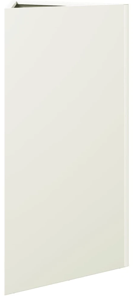 Sodo lovelis, baltos spalvos, 40x34,5x75cm, plienas, trikampis
