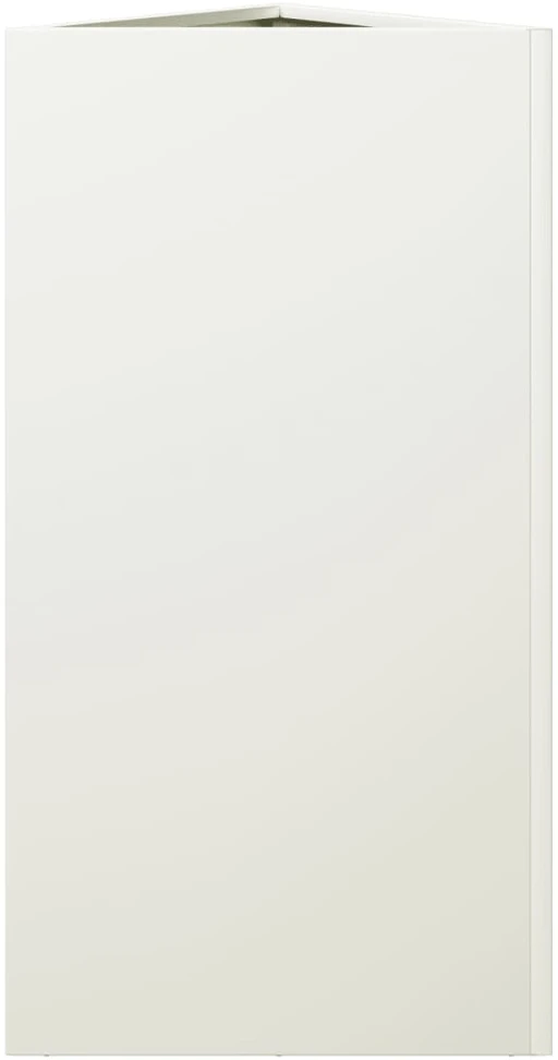 Sodo lovelis, baltos spalvos, 40x34,5x75cm, plienas, trikampis