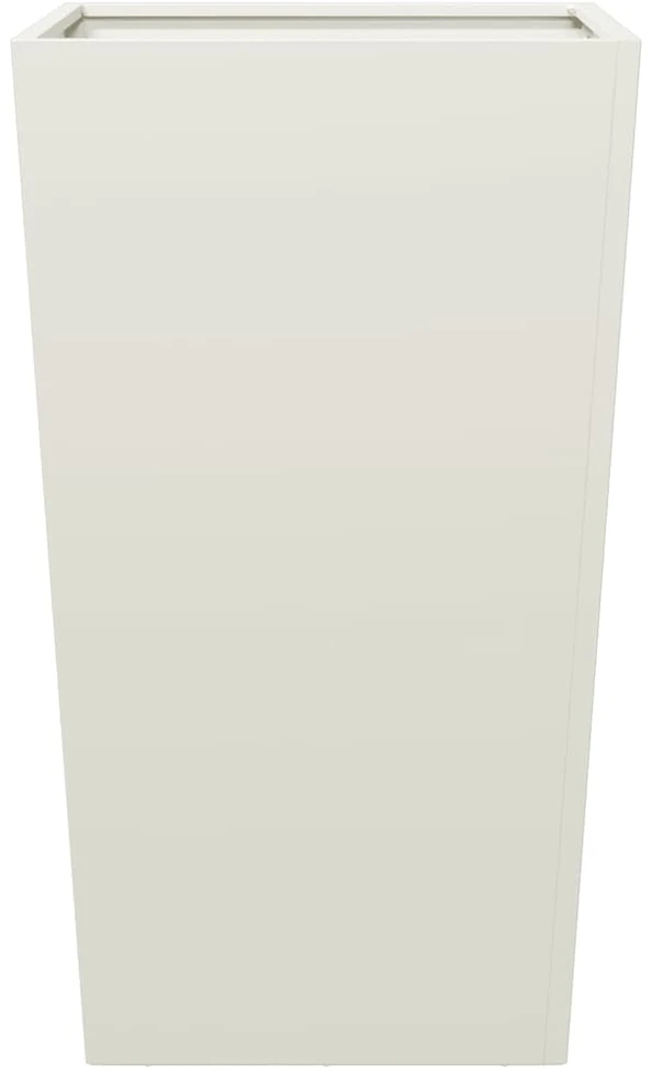 Sodo lovelis, baltos spalvos, 45x45x75cm, plienas