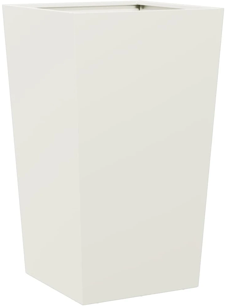 Sodo lovelis, baltos spalvos, 45x45x75cm, plienas