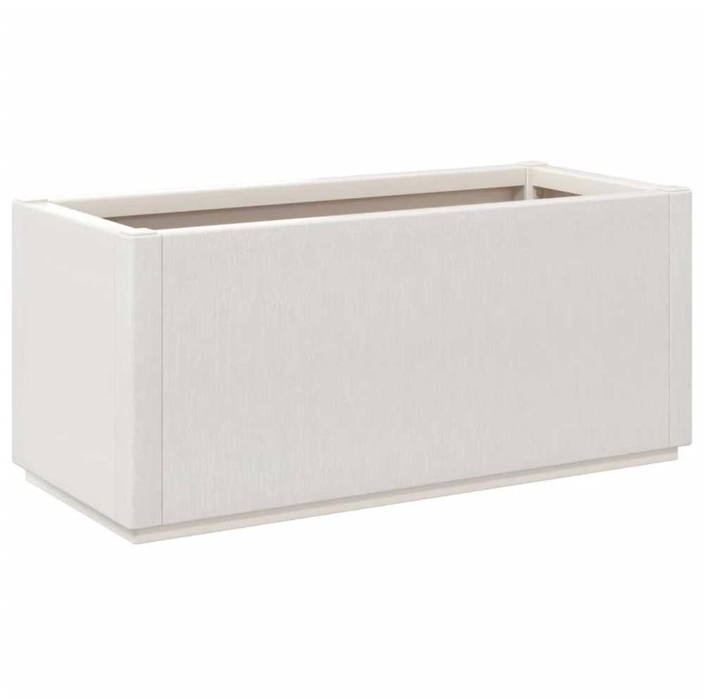 Sodo lovelis, baltos spalvos, 80x36x35cm, PP