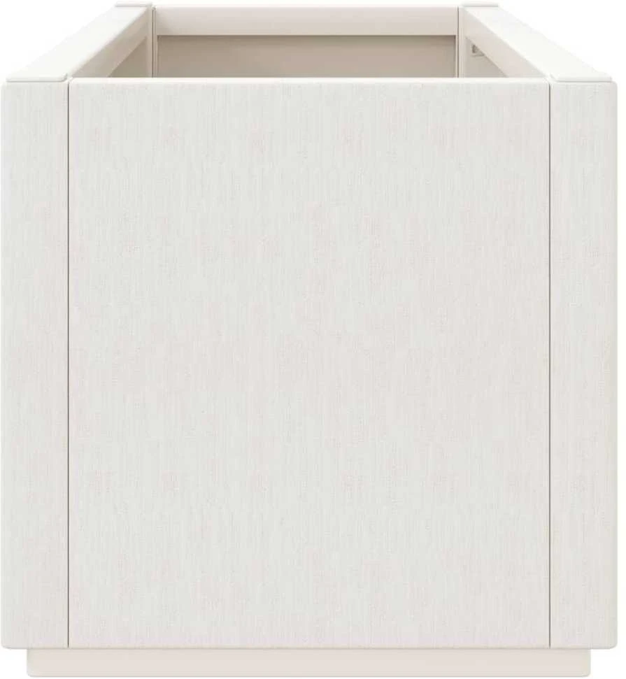 Sodo lovelis, baltos spalvos, 80x36x35cm, PP
