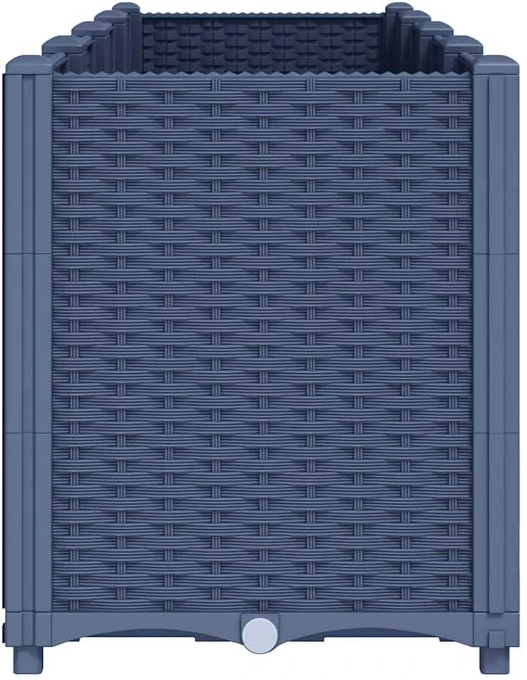Sodo lovelis, pilkos spalvos, 160x40x53cm, PP