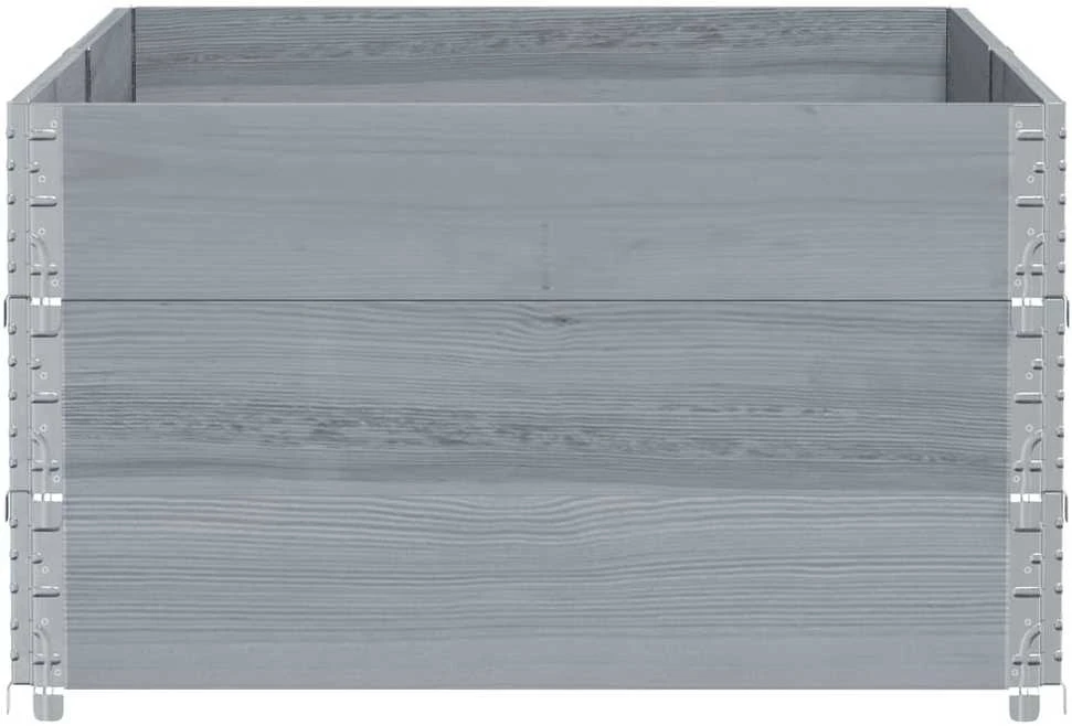 Sodo lovelis, pilkas, 150x100cm, pušies medienos masyvas