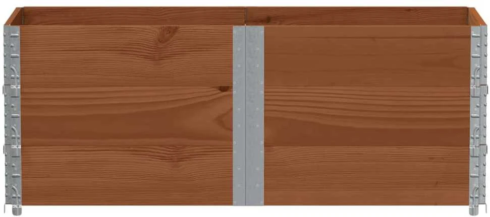 Sodo lovelis, rudas, 150x50cm, pušies medienos masyvas