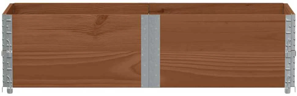 Sodo lovelis, rudas, 150x50cm, pušies medienos masyvas