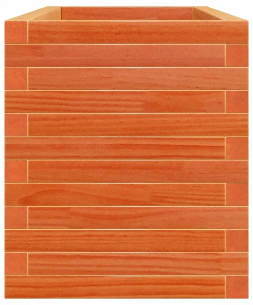 Sodo lovelis, vaško rudas, 110x40x46cm, pušies masyvas