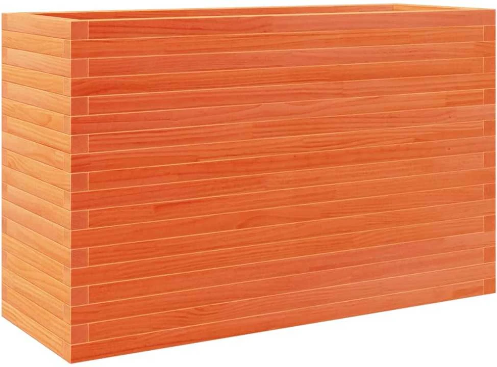 Sodo lovelis, vaško rudas, 110x40x68,5cm, pušies masyvas